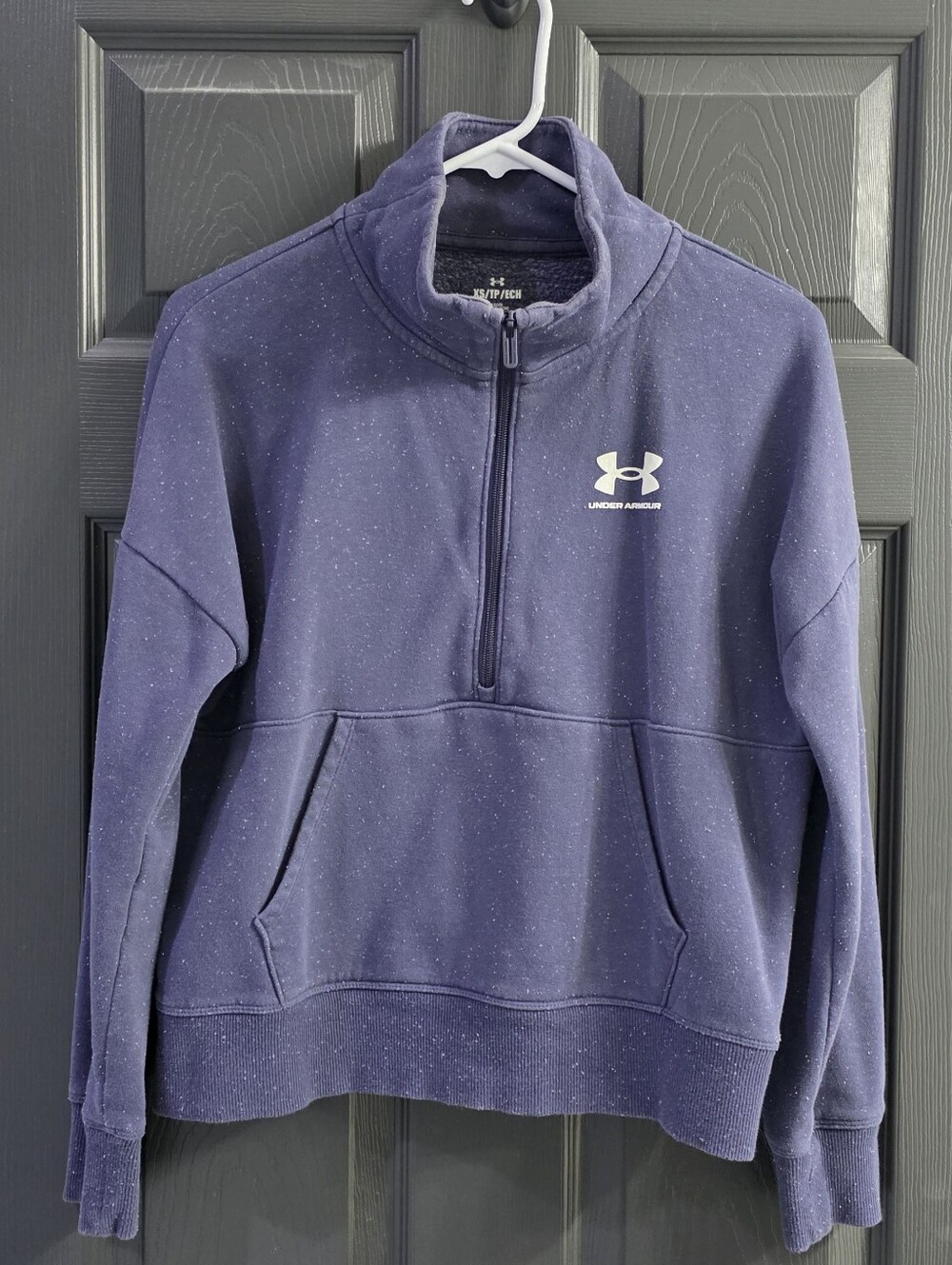 Under Armour Speckled Navy Half-Zip Pullover